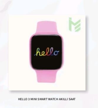 HELLO 3 MİNİ SMART WATCH  AKILLI SAAT