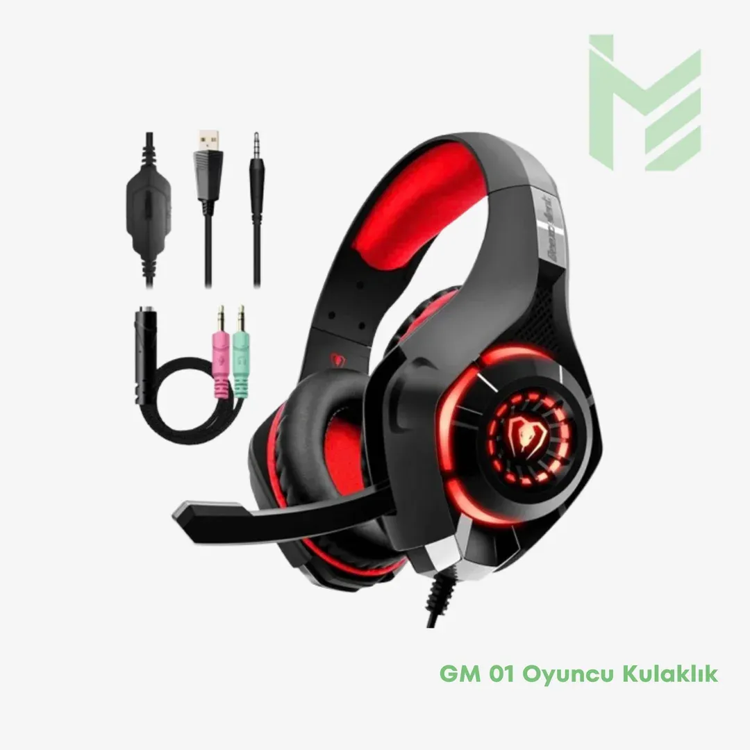 GM 01 Oyuncu Kulaklık Aux - Usb Giriş